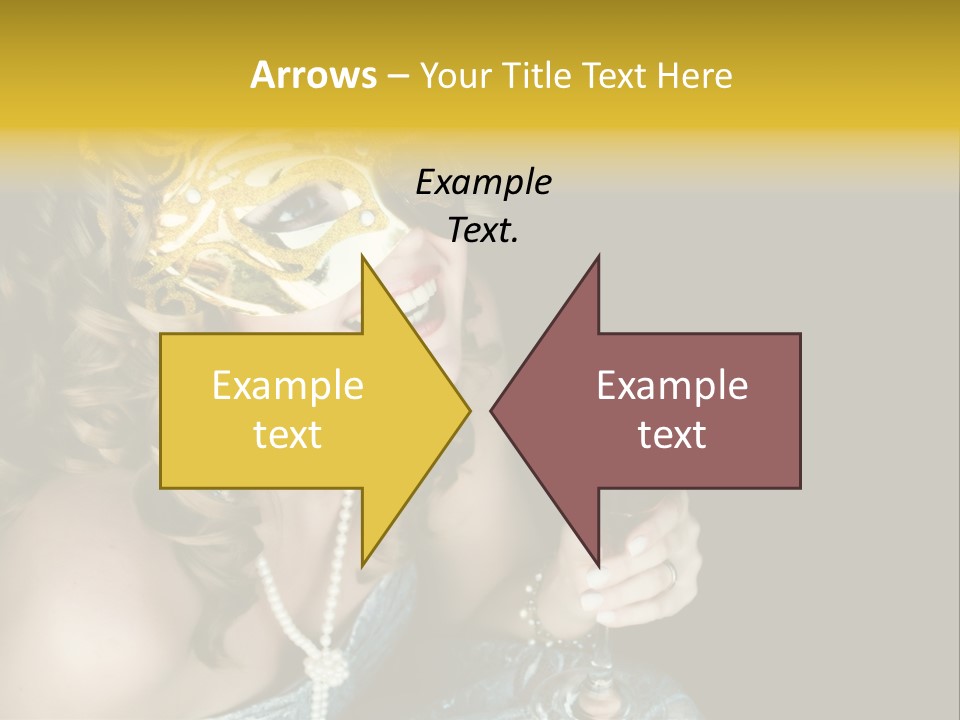 Businessman Hand Speech PowerPoint Template