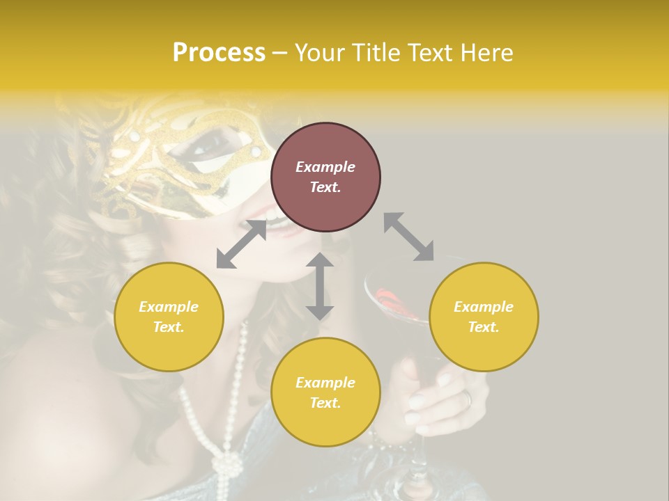 Businessman Hand Speech PowerPoint Template