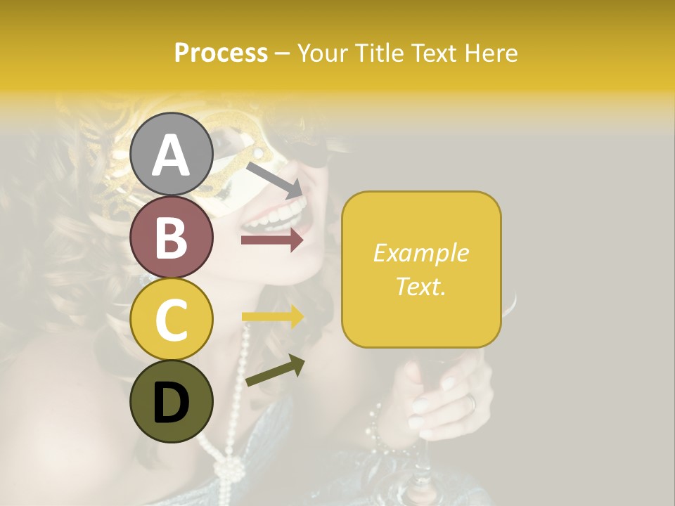 Businessman Hand Speech PowerPoint Template