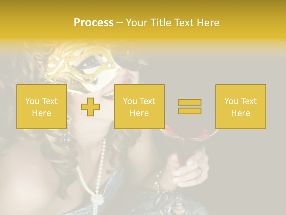 Businessman Hand Speech PowerPoint Template