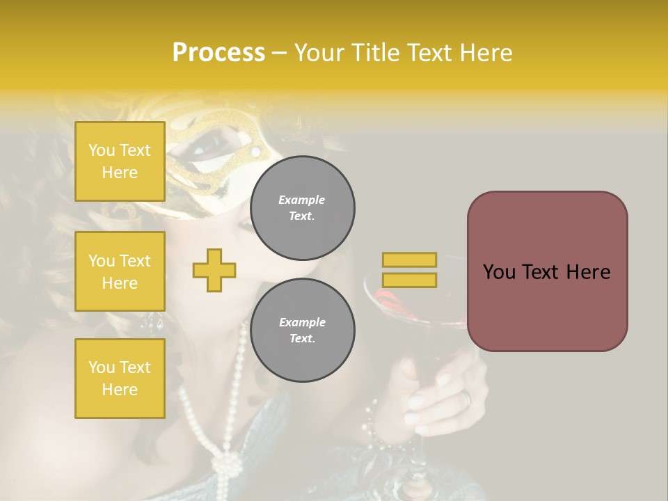 Businessman Hand Speech PowerPoint Template