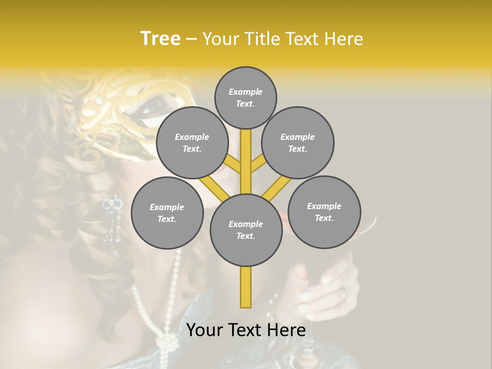 Businessman Hand Speech PowerPoint Template