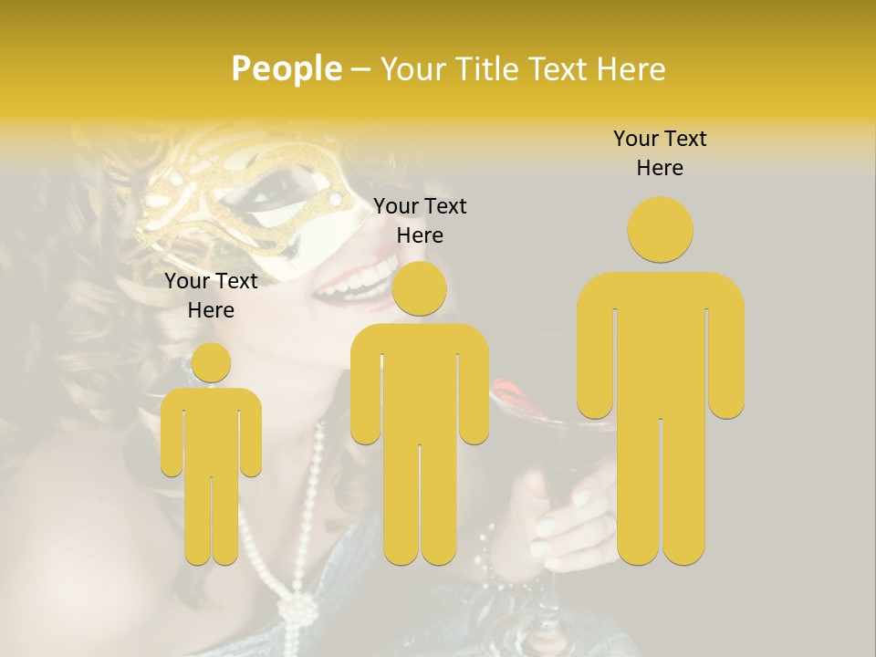 Businessman Hand Speech PowerPoint Template