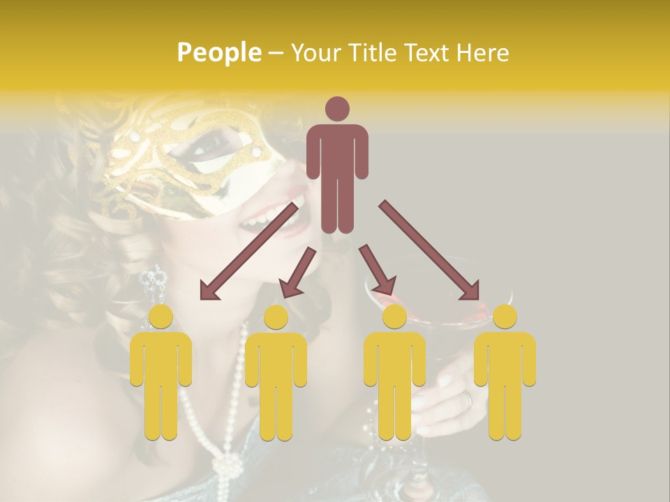 Businessman Hand Speech PowerPoint Template