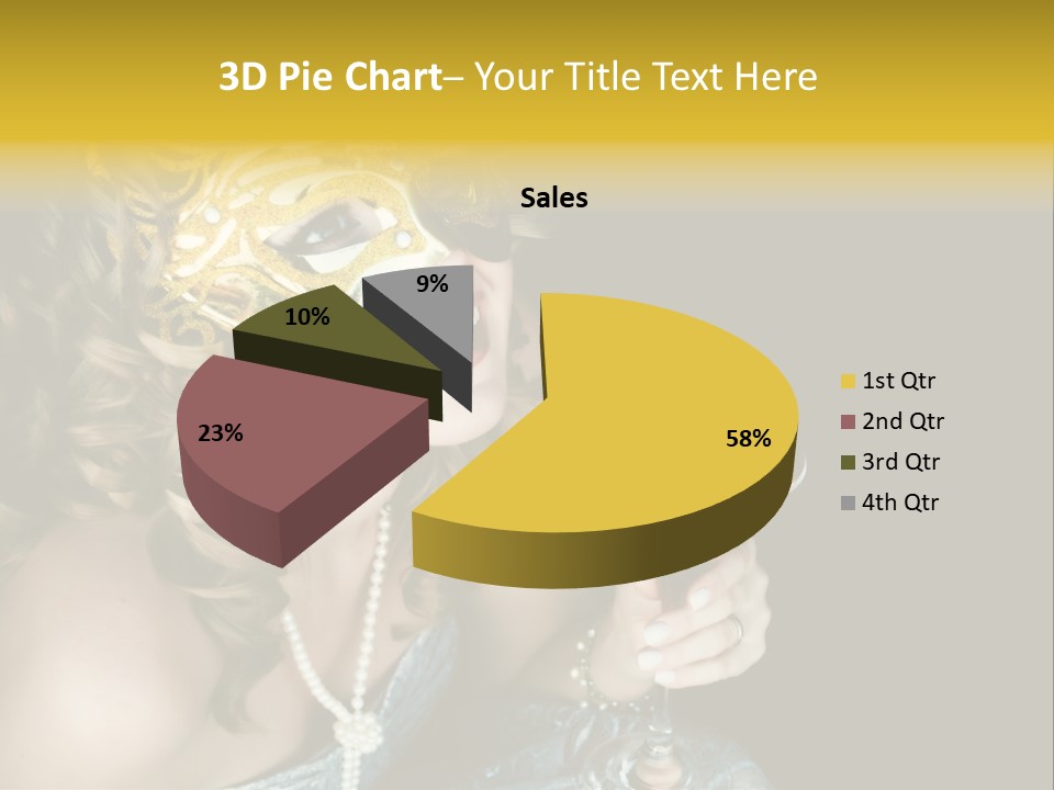 Businessman Hand Speech PowerPoint Template
