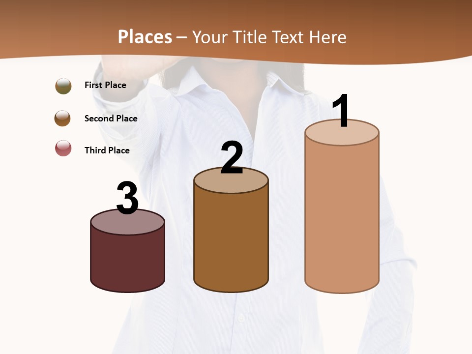 Girl Background Wait PowerPoint Template