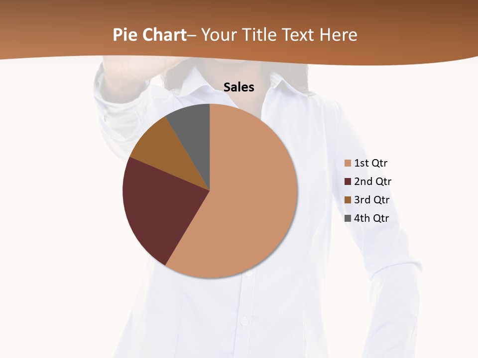 Girl Background Wait PowerPoint Template