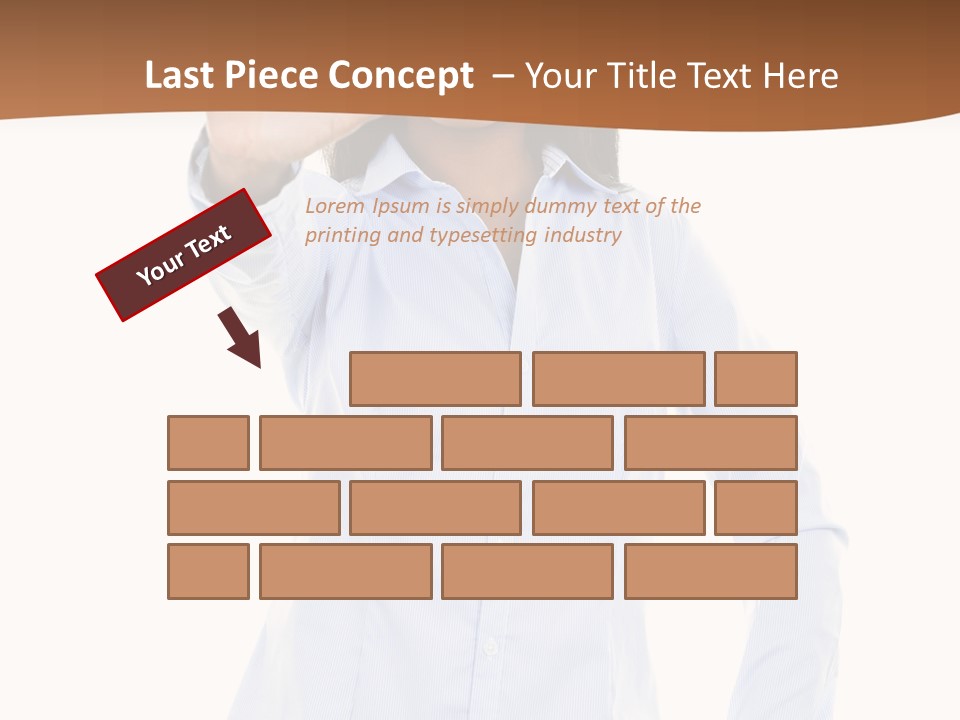 Girl Background Wait PowerPoint Template