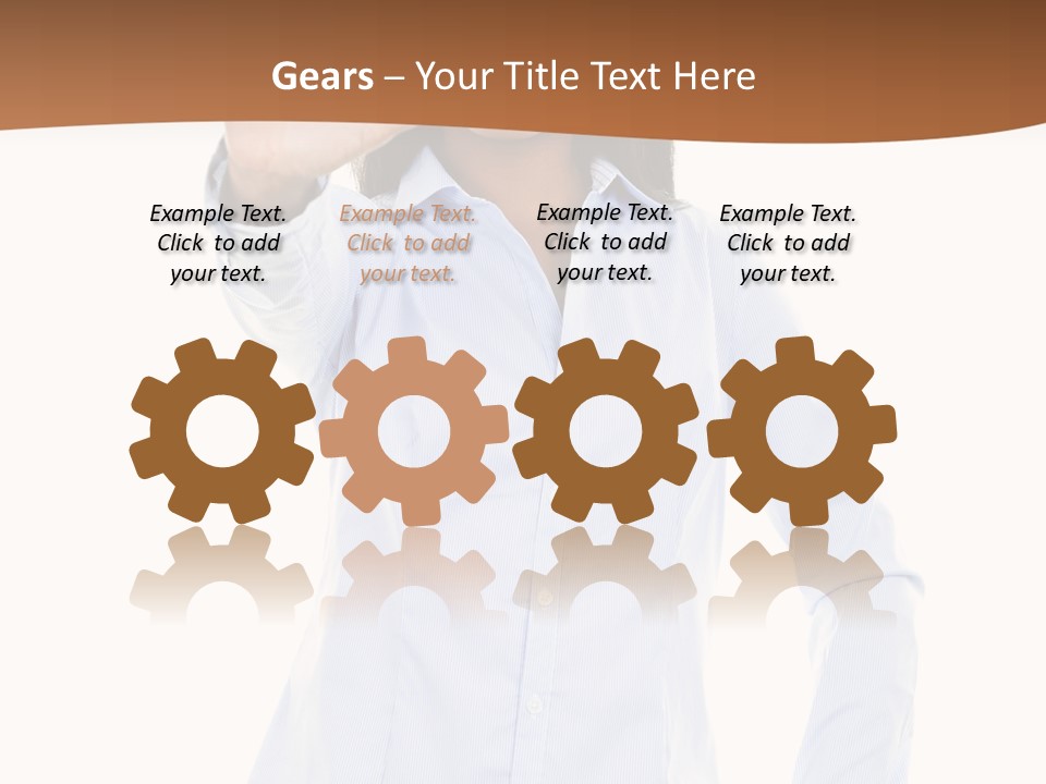 Girl Background Wait PowerPoint Template