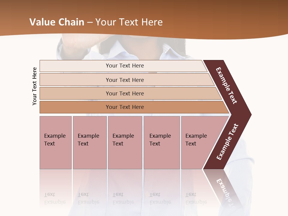 Girl Background Wait PowerPoint Template