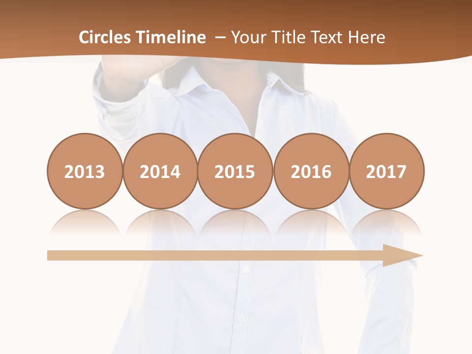 Girl Background Wait PowerPoint Template