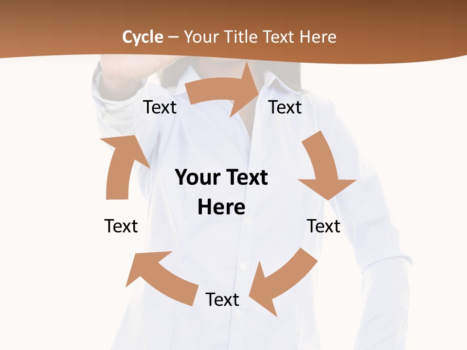 Girl Background Wait PowerPoint Template