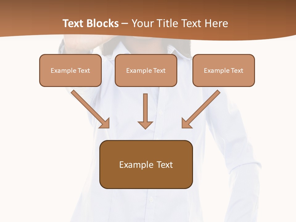 Girl Background Wait PowerPoint Template