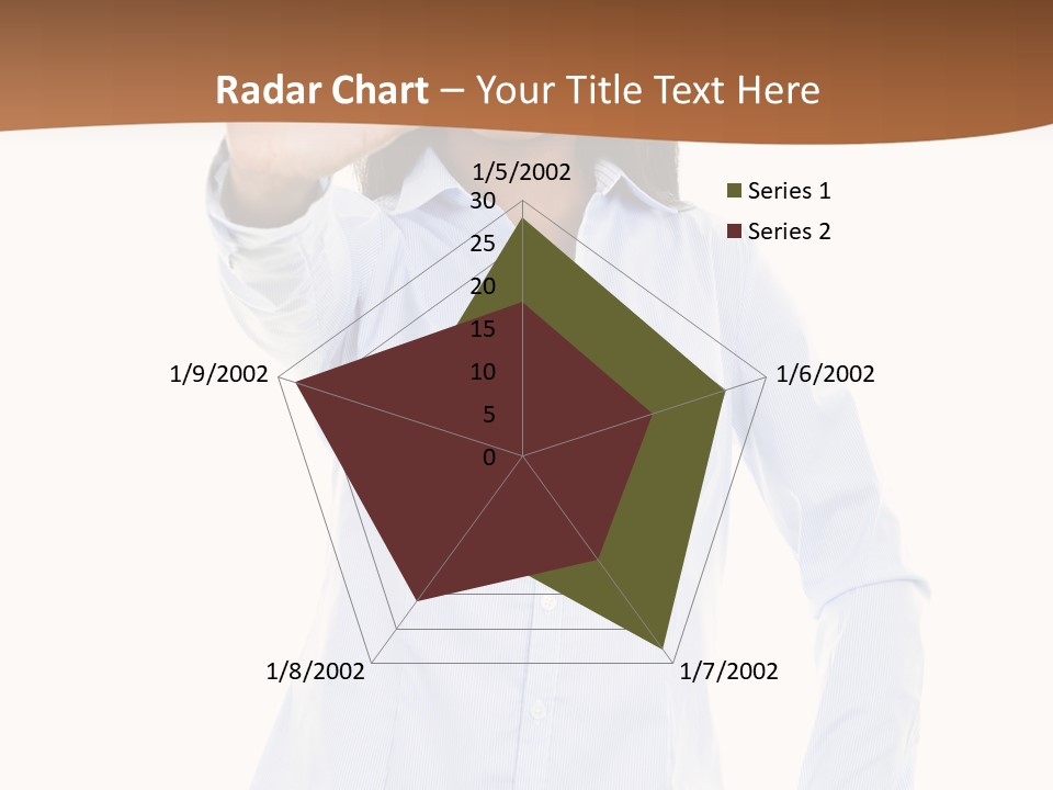 Girl Background Wait PowerPoint Template
