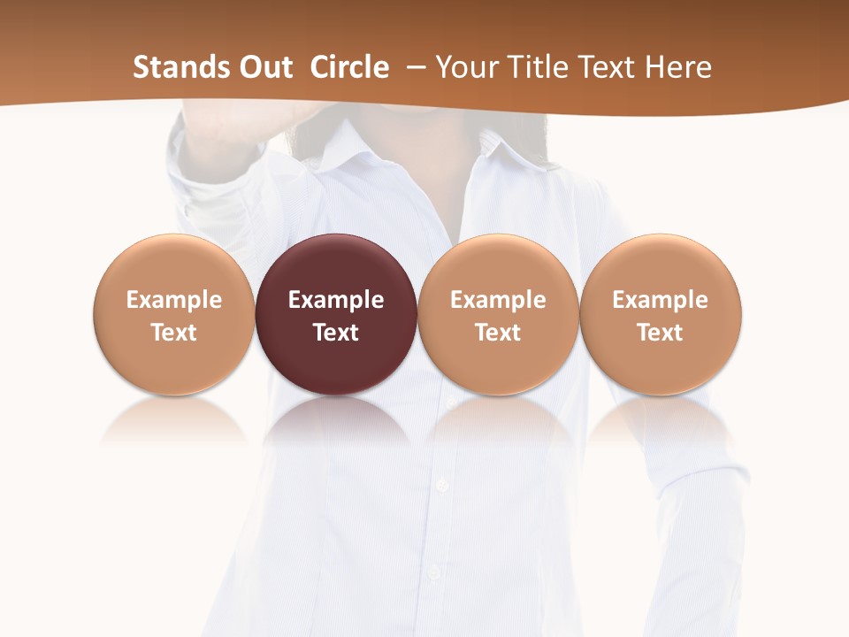 Girl Background Wait PowerPoint Template