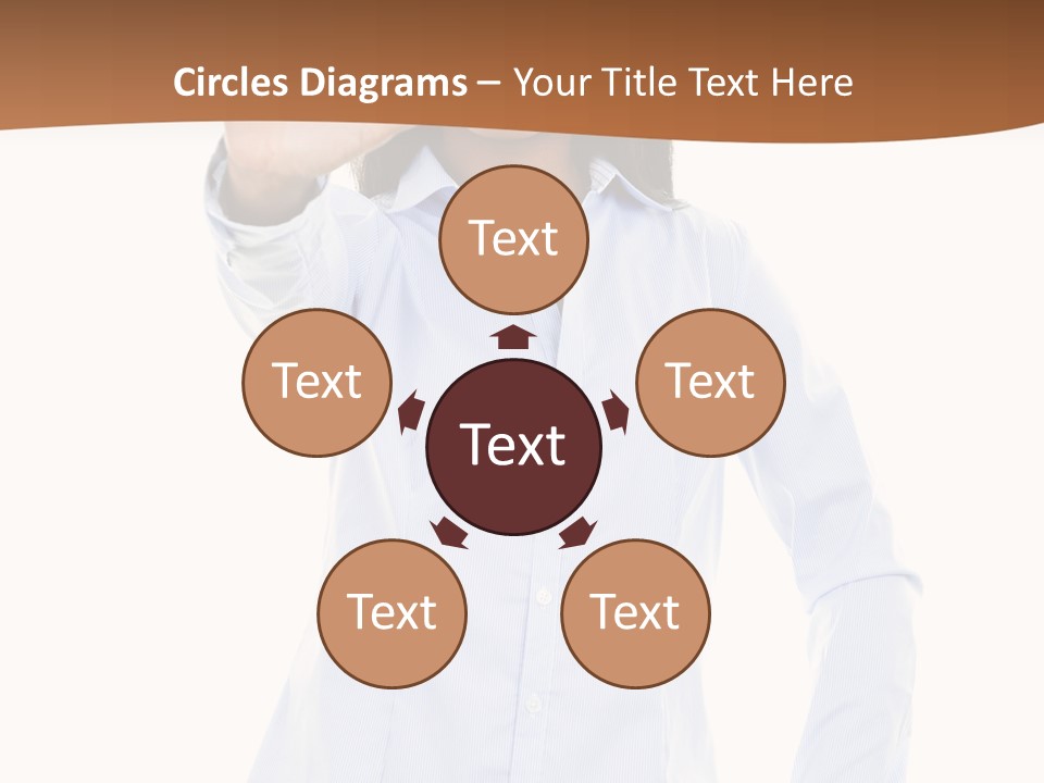 Girl Background Wait PowerPoint Template