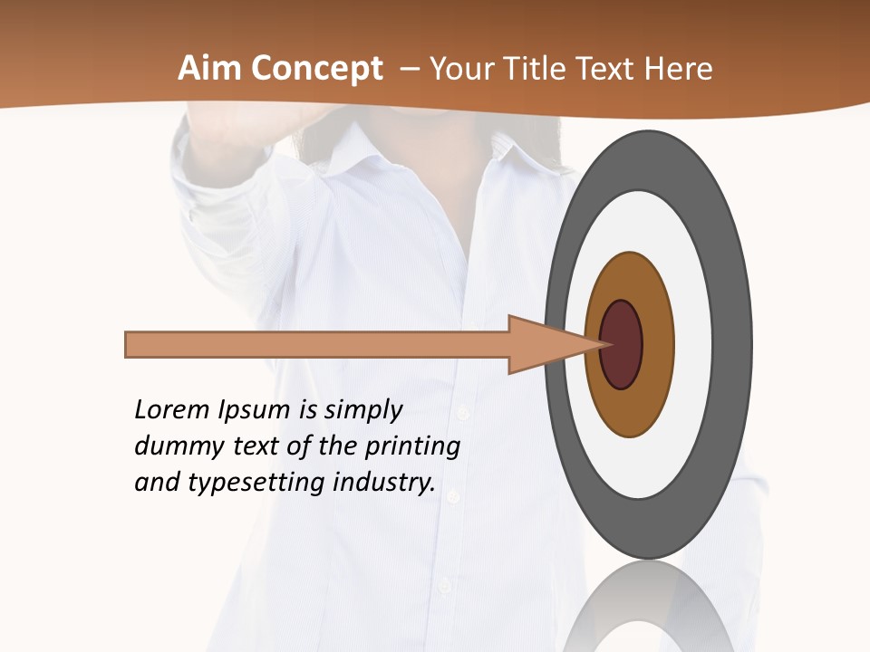 Girl Background Wait PowerPoint Template