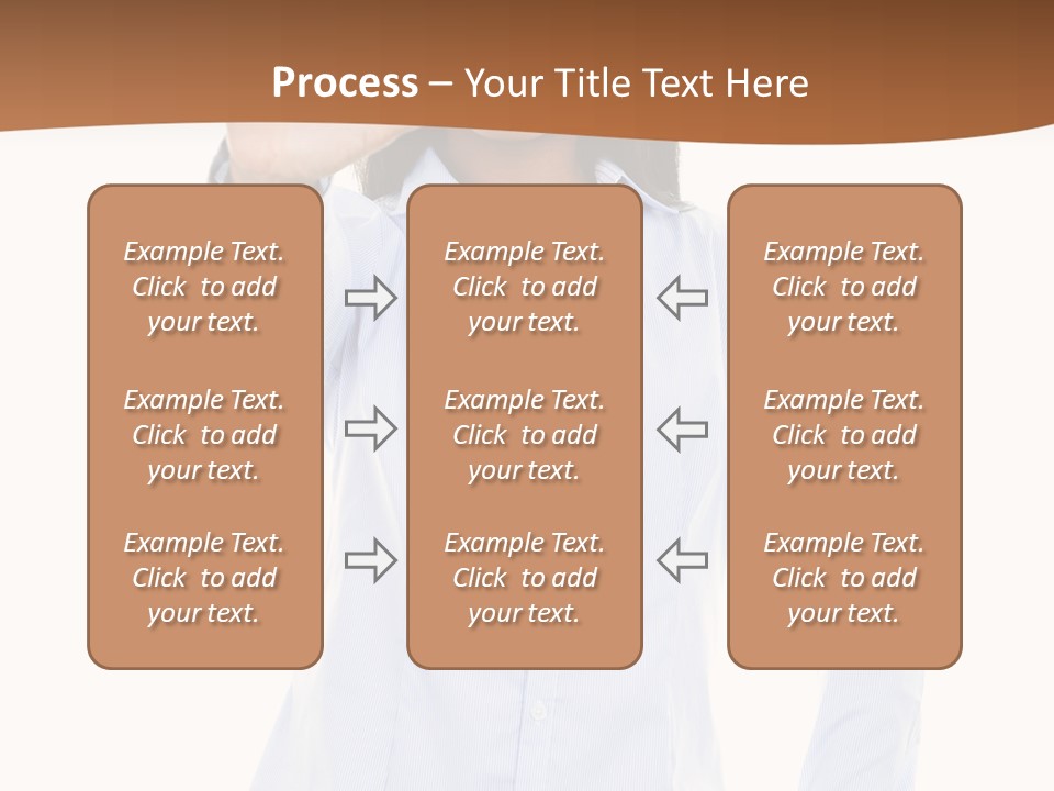 Girl Background Wait PowerPoint Template