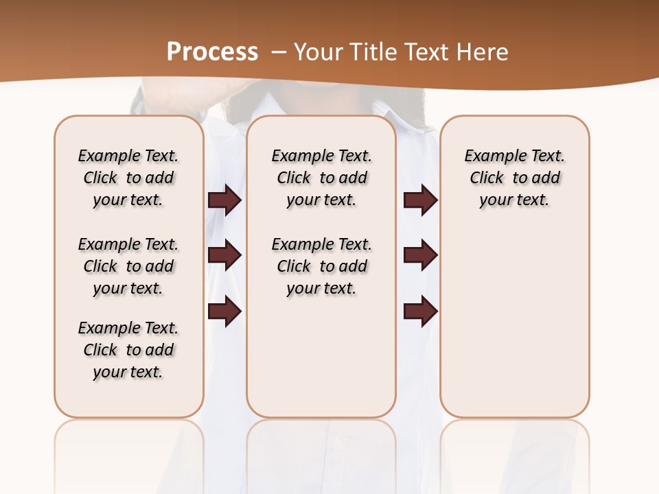 Girl Background Wait PowerPoint Template