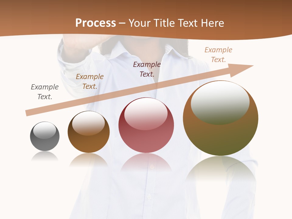 Girl Background Wait PowerPoint Template