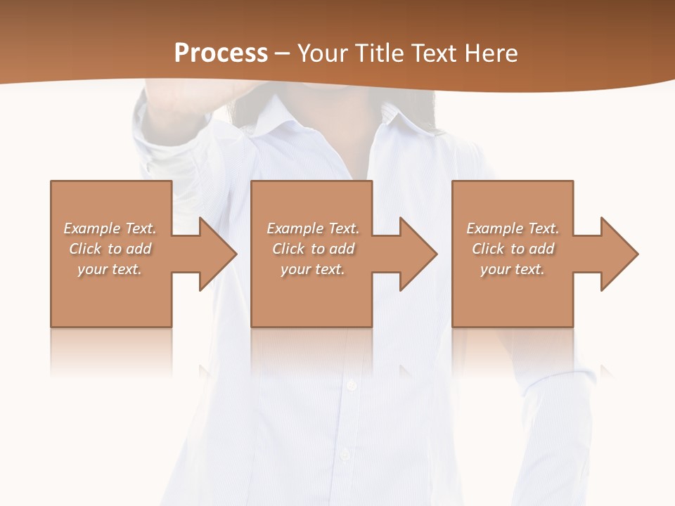 Girl Background Wait PowerPoint Template