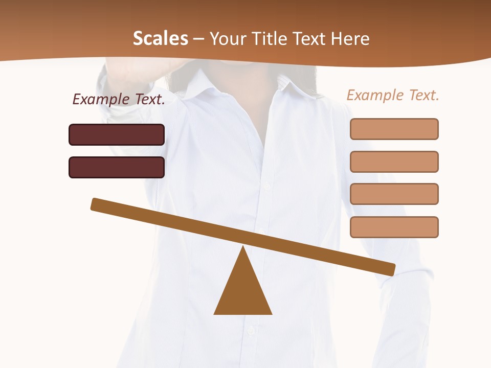 Girl Background Wait PowerPoint Template