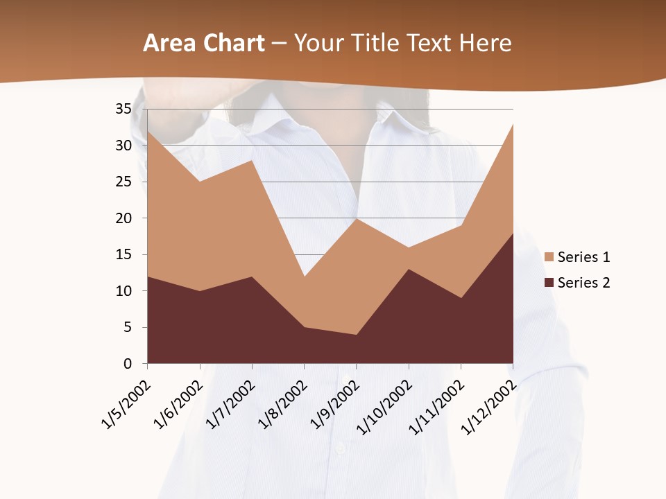 Girl Background Wait PowerPoint Template