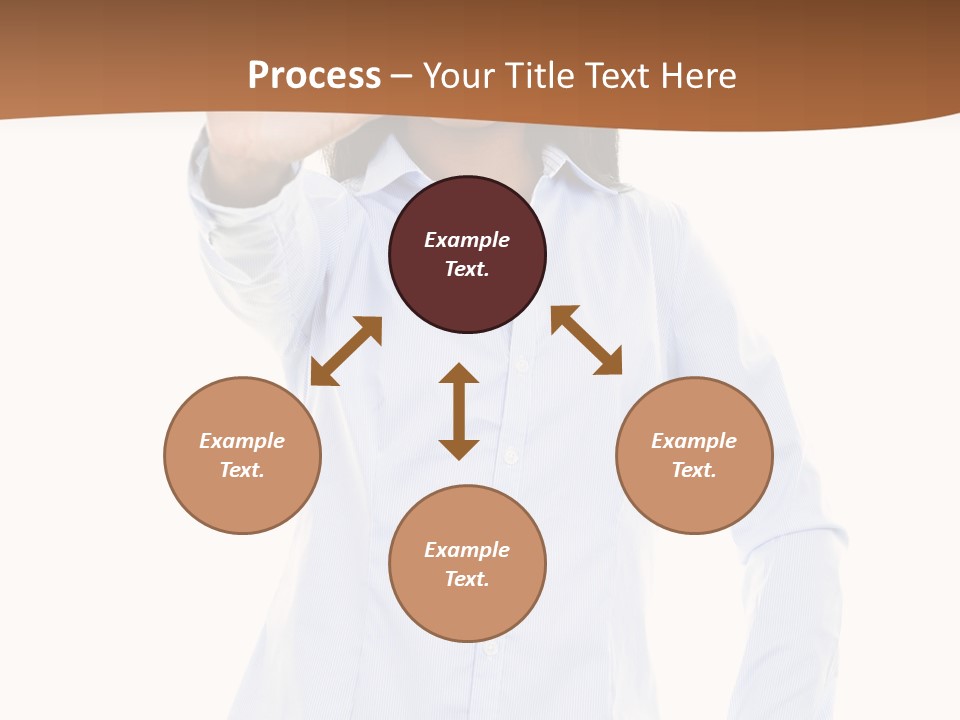 Girl Background Wait PowerPoint Template