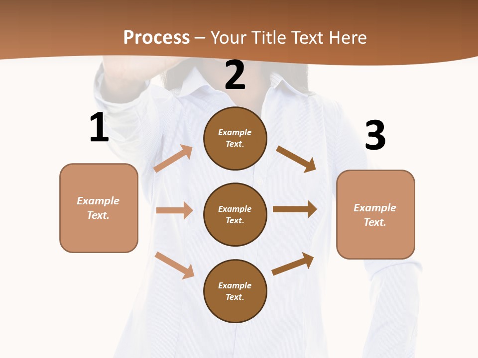 Girl Background Wait PowerPoint Template