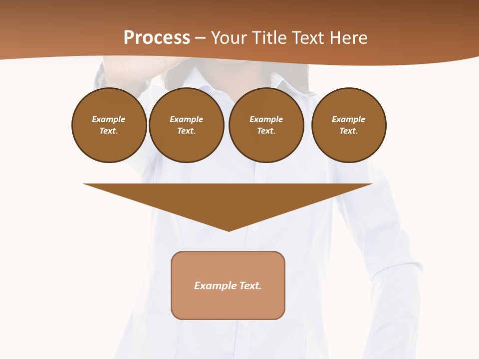 Girl Background Wait PowerPoint Template