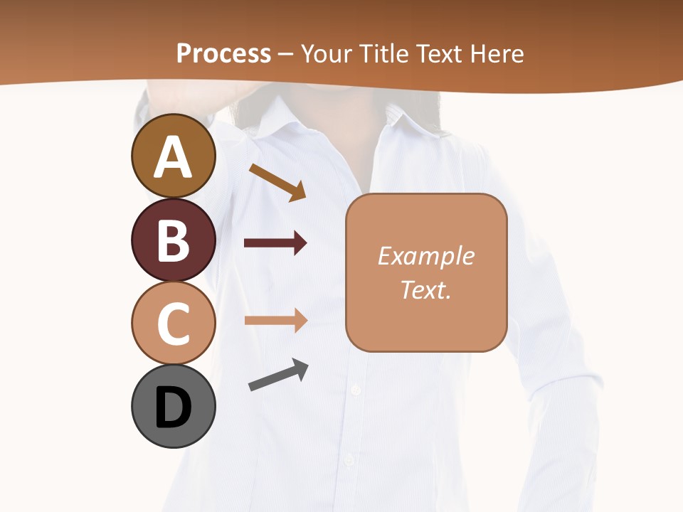 Girl Background Wait PowerPoint Template