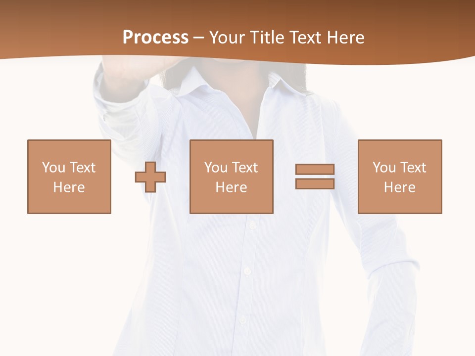 Girl Background Wait PowerPoint Template