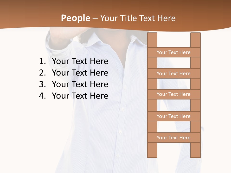 Girl Background Wait PowerPoint Template