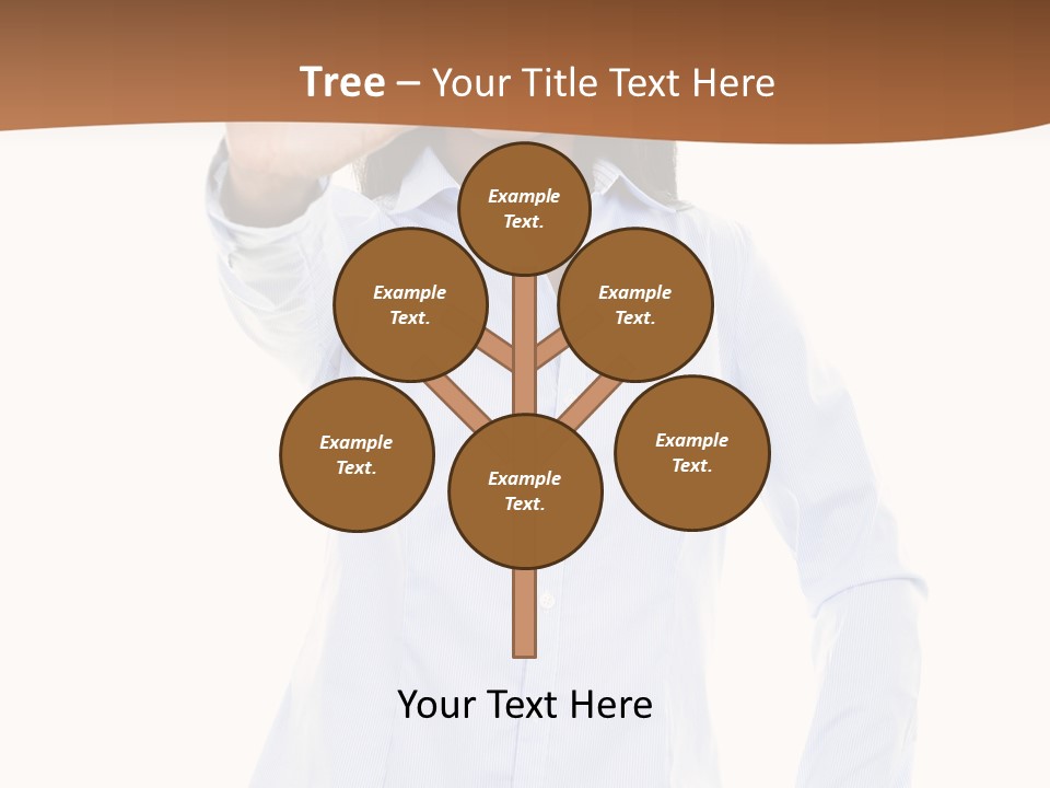 Girl Background Wait PowerPoint Template