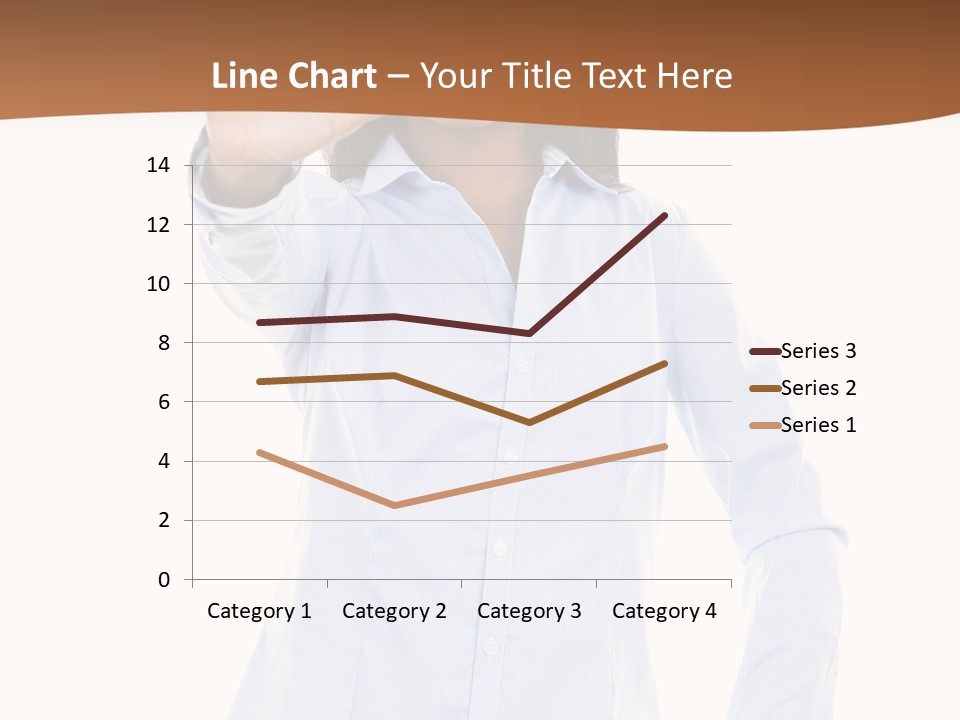 Girl Background Wait PowerPoint Template