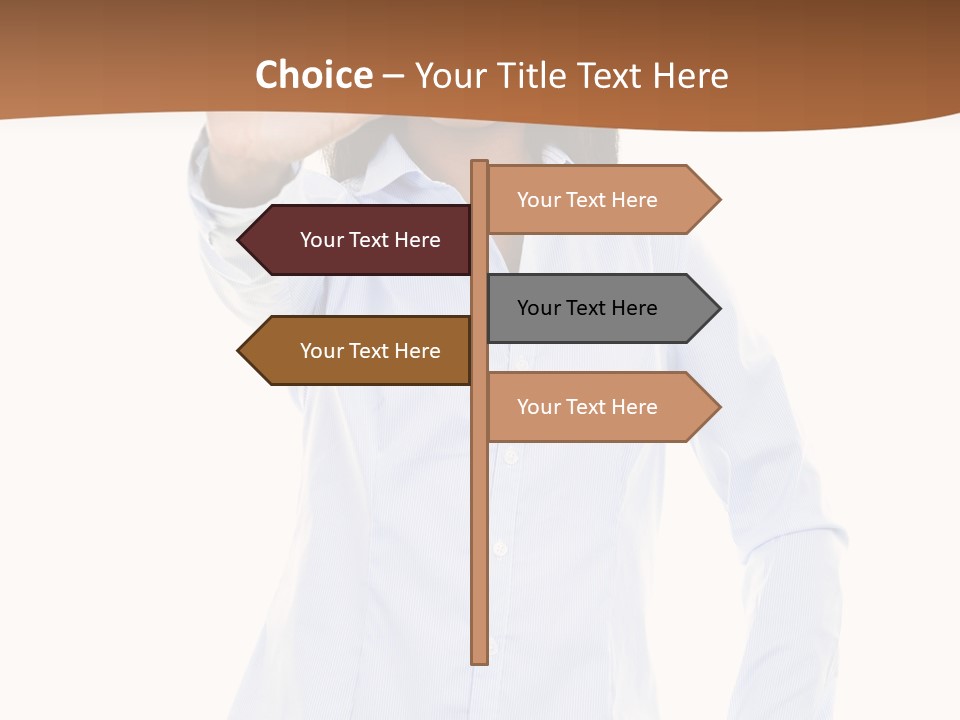 Girl Background Wait PowerPoint Template