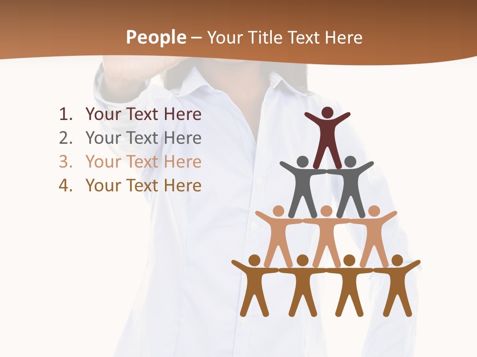 Girl Background Wait PowerPoint Template