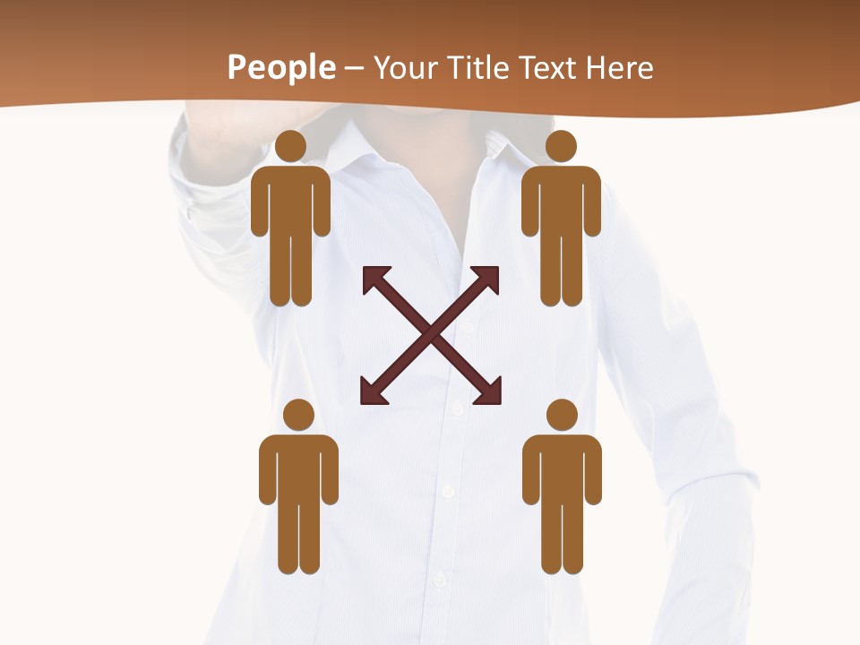 Girl Background Wait PowerPoint Template