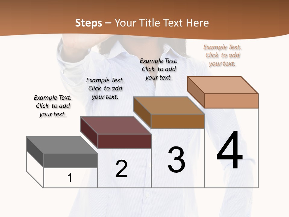 Girl Background Wait PowerPoint Template