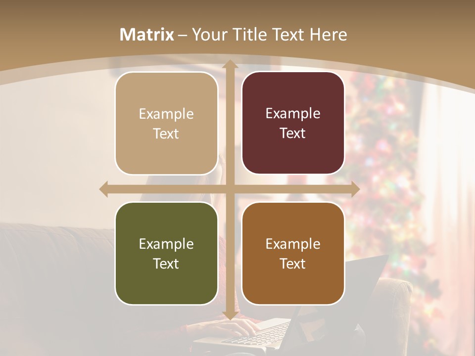 Female Online Web PowerPoint Template