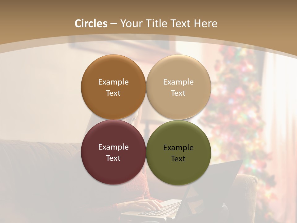Female Online Web PowerPoint Template