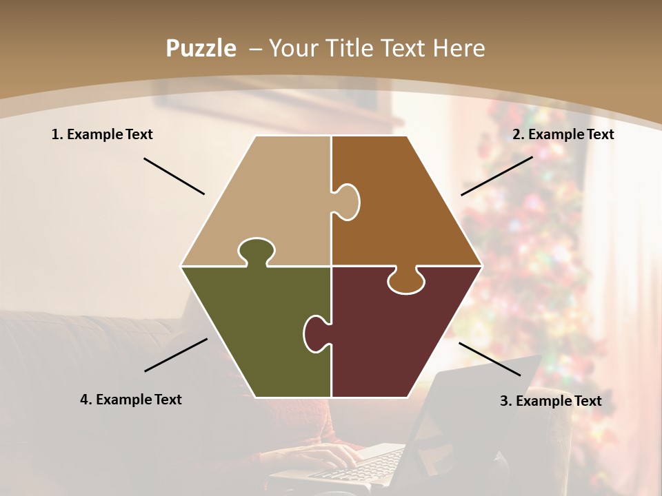 Female Online Web PowerPoint Template