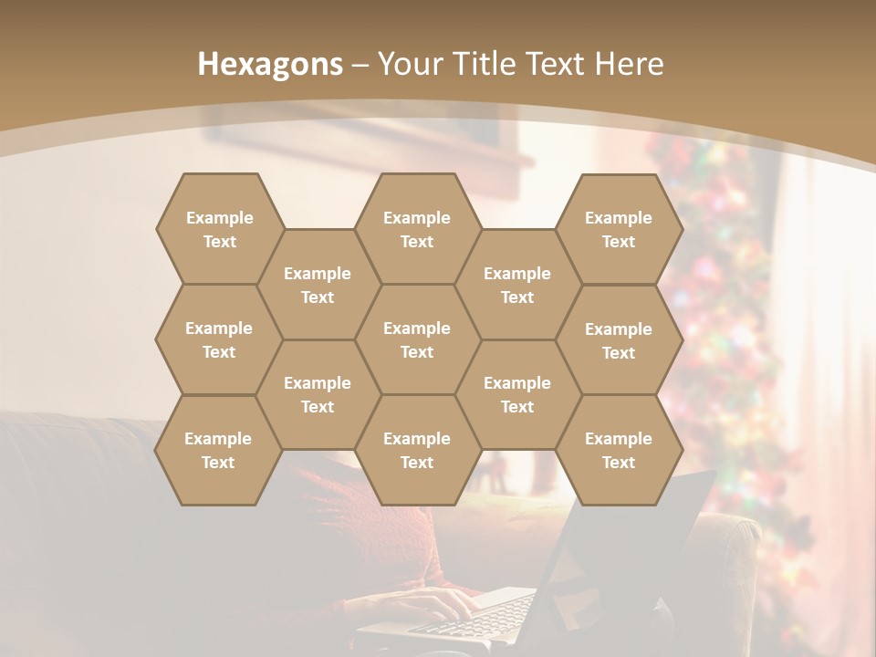 Female Online Web PowerPoint Template