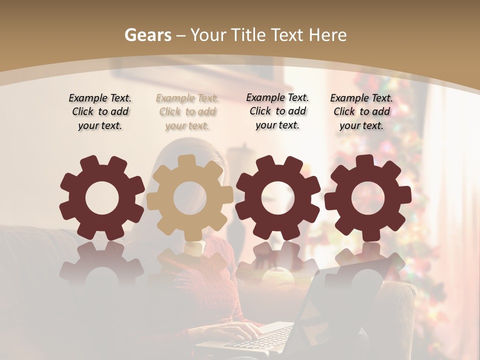 Female Online Web PowerPoint Template