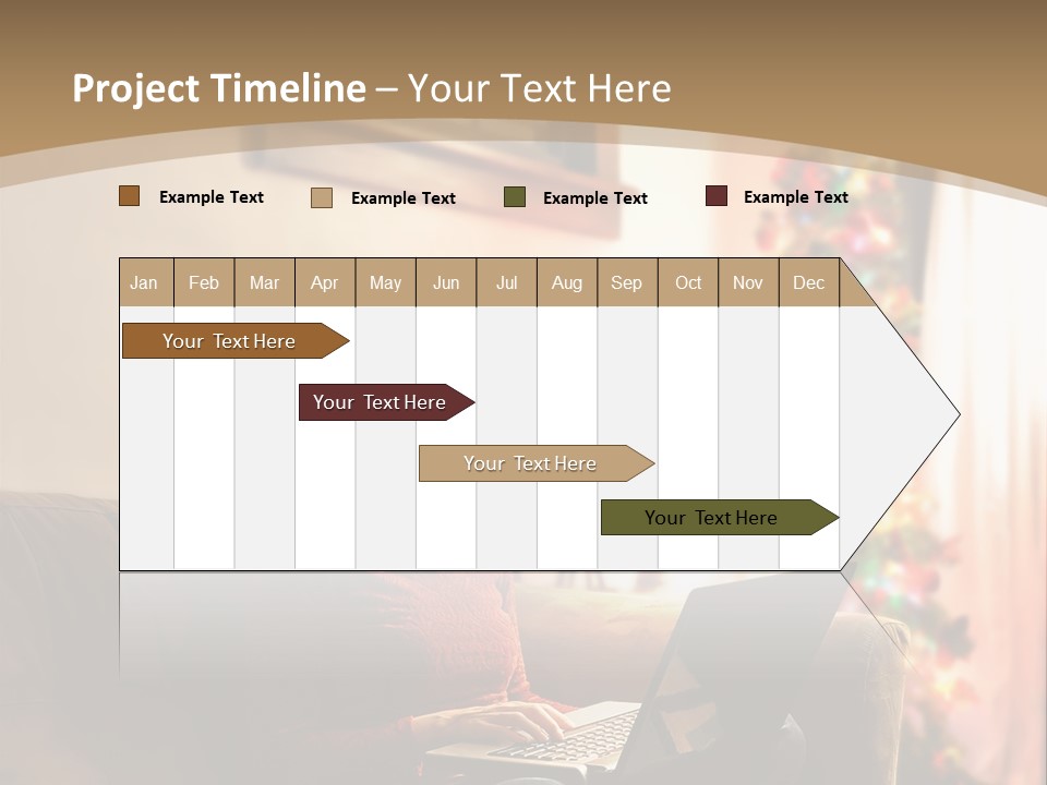 Female Online Web PowerPoint Template