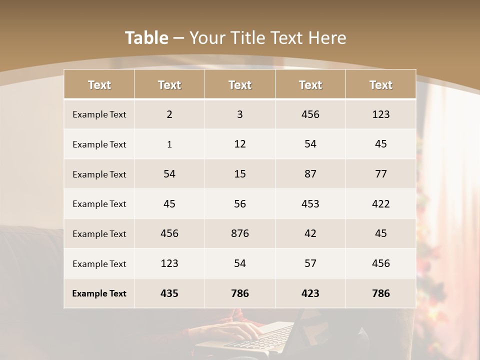 Female Online Web PowerPoint Template