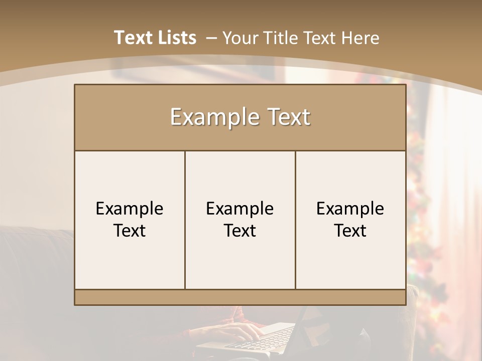 Female Online Web PowerPoint Template