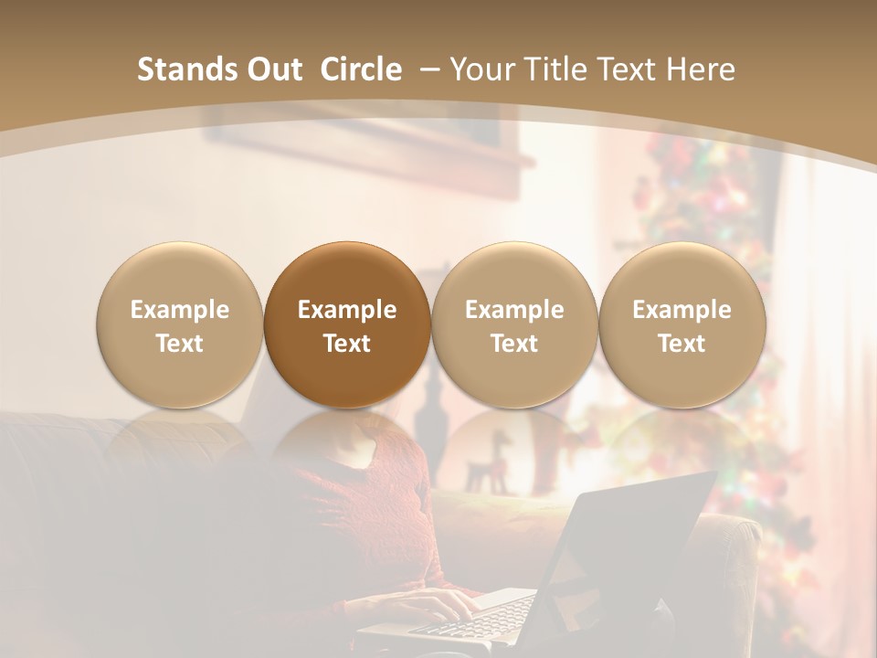 Female Online Web PowerPoint Template