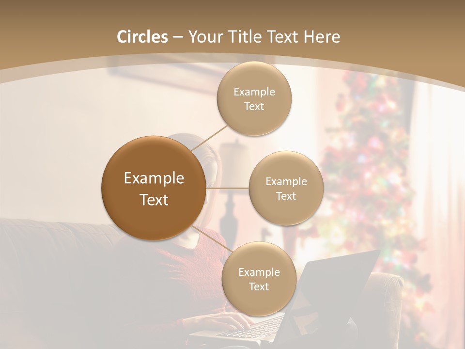 Female Online Web PowerPoint Template