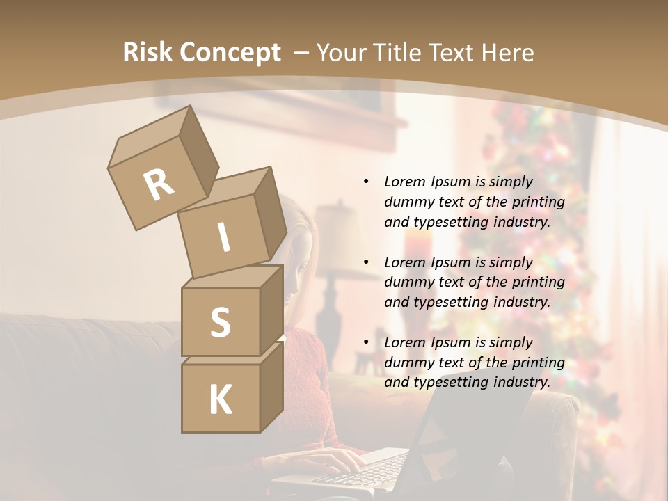 Female Online Web PowerPoint Template